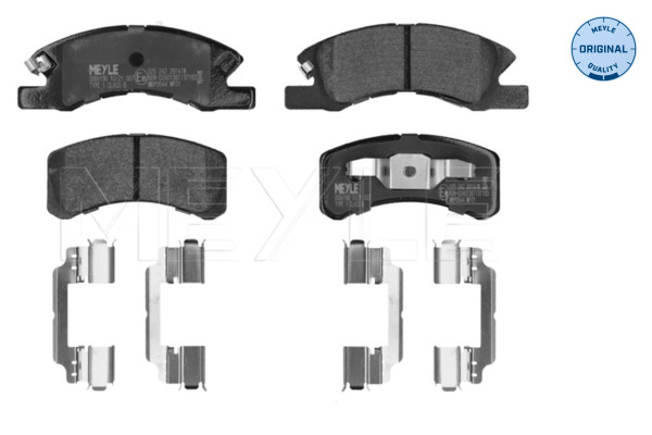 MEYLE 0252422914/W Fékbetét készlet, tárcsafék
