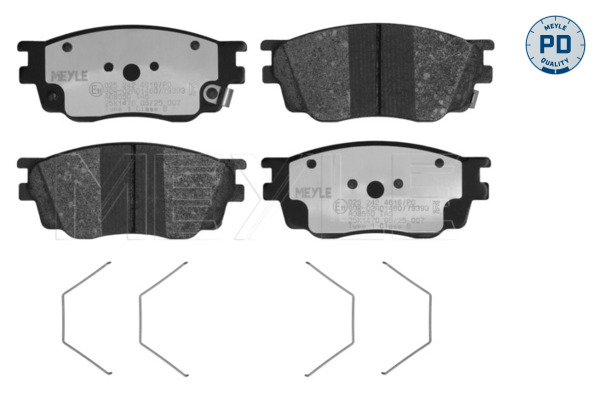 MEYLE 0252424616/PD KLOCKI HAM. MAZDA P. 6 1,8 02-07