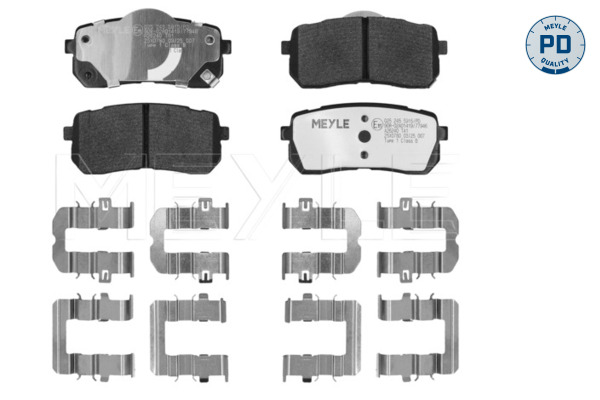 MEYLE 0252455915/PD KLOCKI HAM. HYUNDAI T. H-1/IX55 2,5-3,0 CRDI/3,8 08-