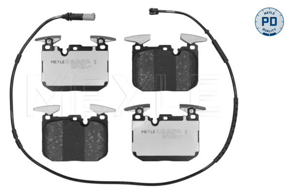 MEYLE 0252502818/PD Fékbetét készlet, tárcsafék