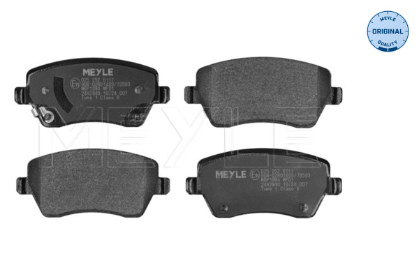 MEYLE 0252526117 KLOCKI HAM. NISSAN P. MICRA/NOTE 0,9-1,2/1,5 DCI 10-