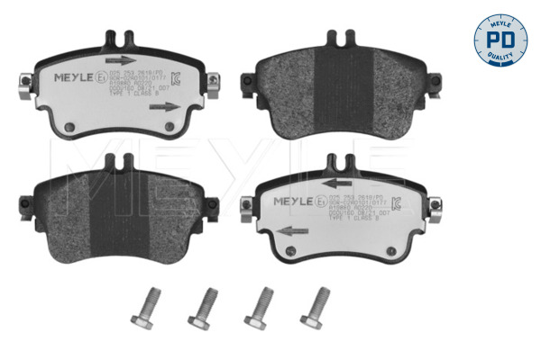 MEYLE 0252532619/PD Fékbetét készlet, tárcsafék