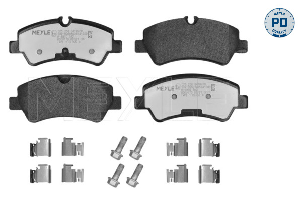 MEYLE 0252560418/PD Fékbetét készlet, tárcsafék