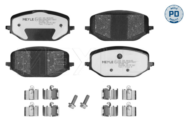 MEYLE 0252658819/PD KLOCKI HAM. OPEL P. ASTRA/COMBO/GRANDLAND 1,2-1,6/1,5-2,0 D 21-