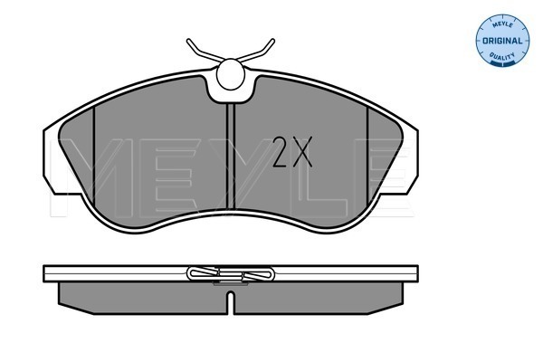 MEYLE 0252179919/W Fékbetét készlet, tárcsafék