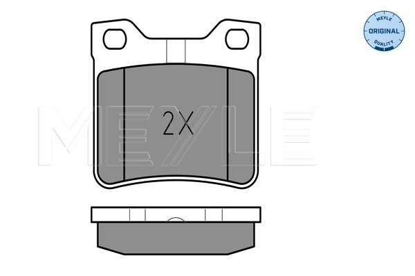 MEYLE 0252190417/W Fékbetét készlet, tárcsafék