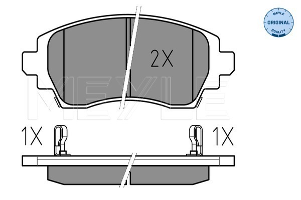 MEYLE 0252308818/W Fékbetét készlet, tárcsafék