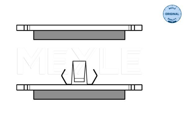 MEYLE 0252310315 Fékbetét készlet, tárcsafék