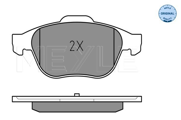 MEYLE 0252324518 Fékbetét készlet, tárcsafék