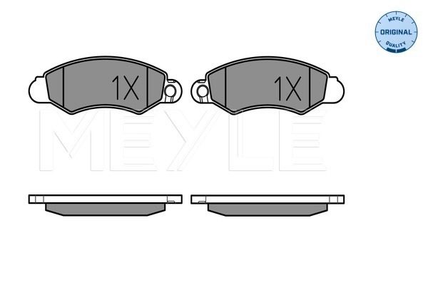 MEYLE 0252329614/W Fékbetét készlet, tárcsafék