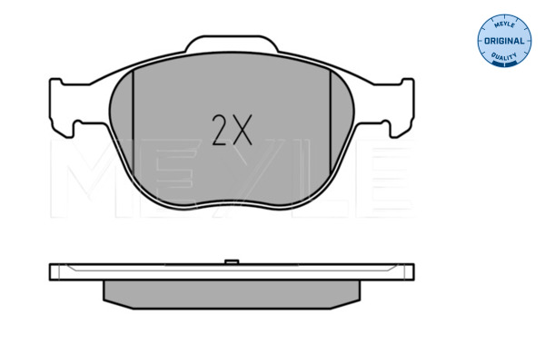 MEYLE 0252344017 Fékbetét készlet, tárcsafék