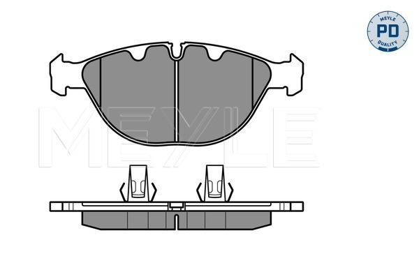 MEYLE 0252344821/PD Fékbetét készlet, tárcsafék