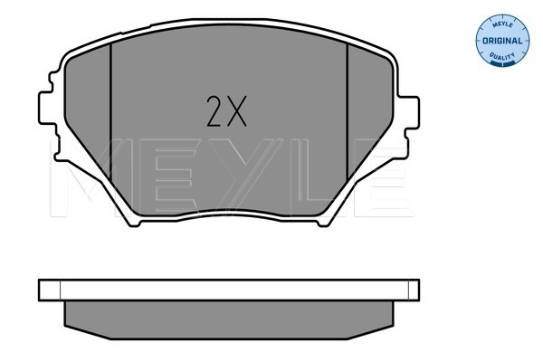 MEYLE 0252358517 Fékbetét készlet, tárcsafék