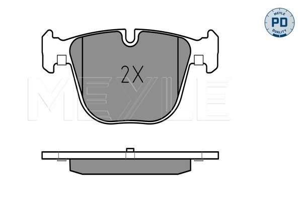 MEYLE 0252373116/PD Fékbetét készlet, tárcsafék