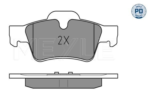 MEYLE 0252392318/PD Fékbetét készlet, tárcsafék