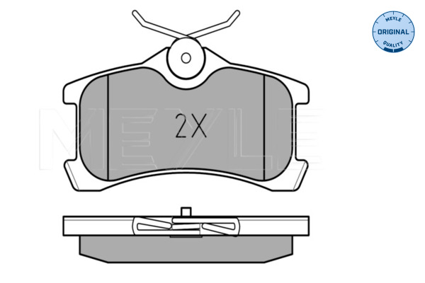 MEYLE 0252401314/W Fékbetét készlet, tárcsafék