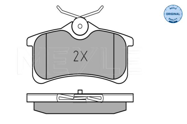 MEYLE 0252401314/W Fékbetét készlet, tárcsafék