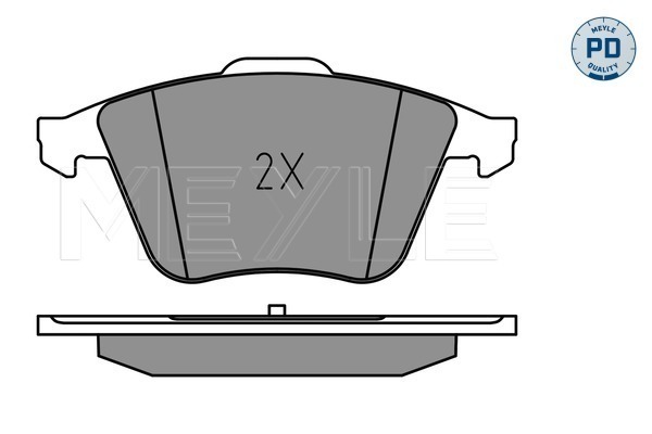 MEYLE 0252402120/PD Fékbetét készlet, tárcsafék