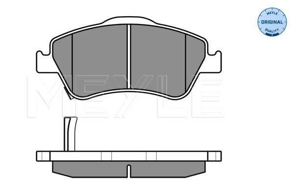 MEYLE 0252412219/W Fékbetét készlet, tárcsafék