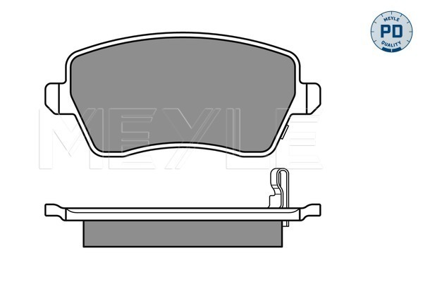 MEYLE 0252440317/PD Fékbetét készlet, tárcsafék