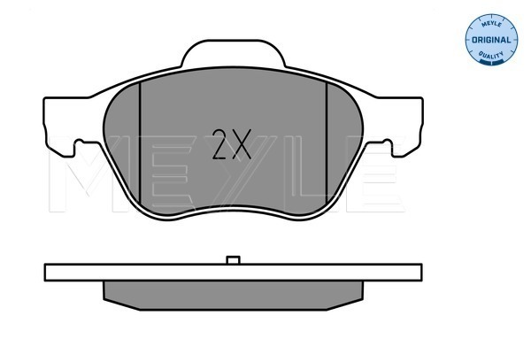MEYLE 0252453518 Fékbetét készlet, tárcsafék
