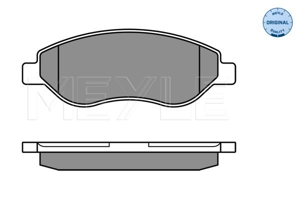 MEYLE 0252455019/W Fékbetét készlet, tárcsafék