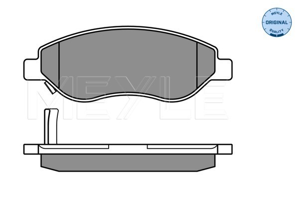 MEYLE 0252455019/W Fékbetét készlet, tárcsafék