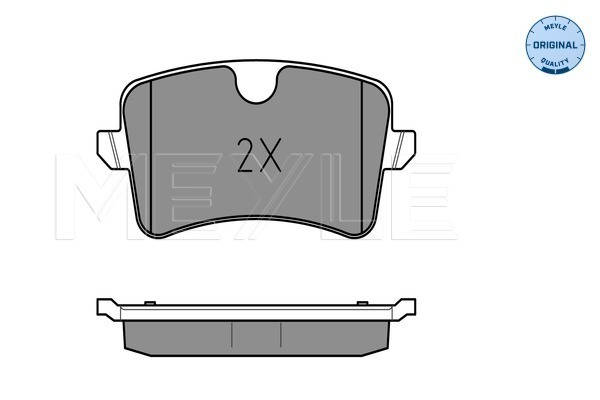 MEYLE 0252460617/W Fékbetét készlet, tárcsafék