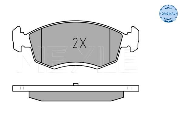 MEYLE 0252467318 Fékbetét készlet, tárcsafék