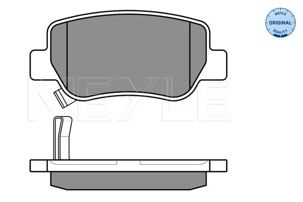 MEYLE 0252488516/W Fékbetét készlet, tárcsafék