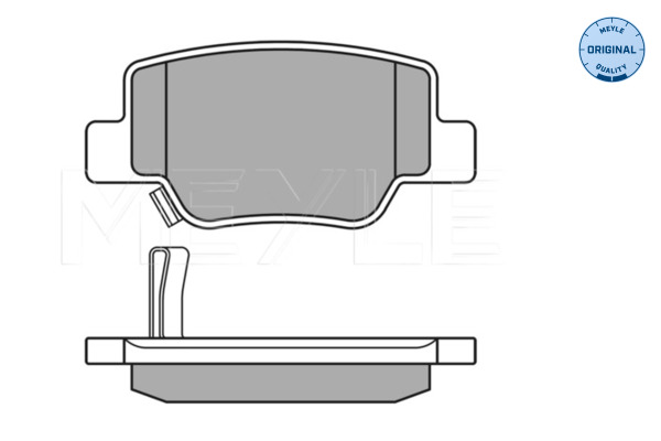 MEYLE 0252492616/W Fékbetét készlet, tárcsafék