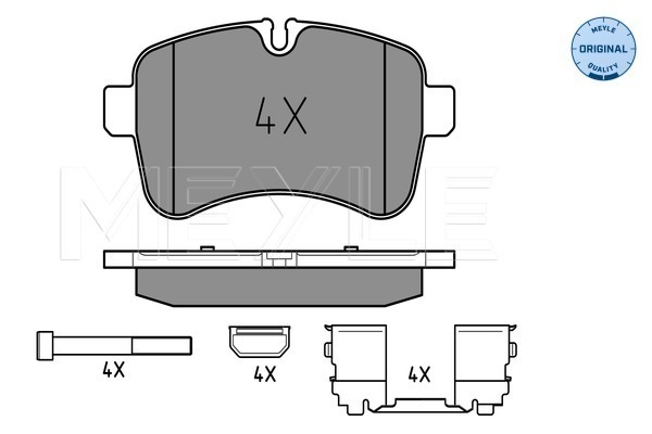 MEYLE 0252923221 Fékbetét készlet, tárcsafék