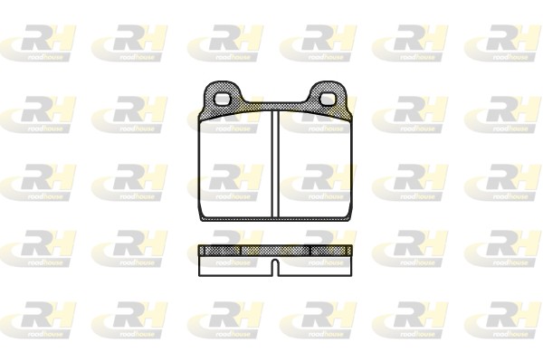 ROAD HOUSE RH 2002.00 Fékbetét készlet, tárcsafék