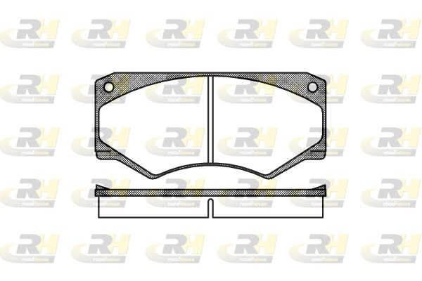 ROAD HOUSE ROA 204700 Fékbetét készlet, tárcsafék