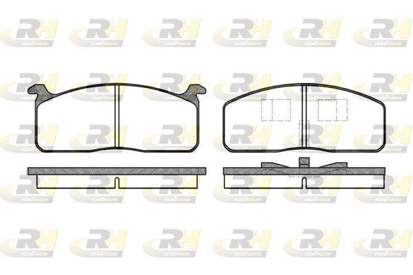 REMSA RE 12000-AF Fékbetét készlet, tárcsafék