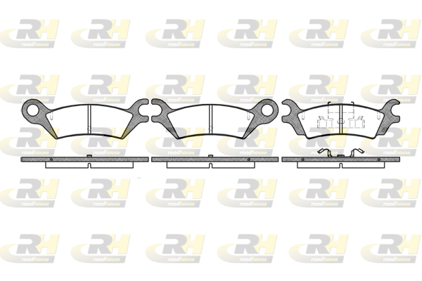 ROAD HOUSE ROA 215810 Fékbetét készlet, tárcsafék