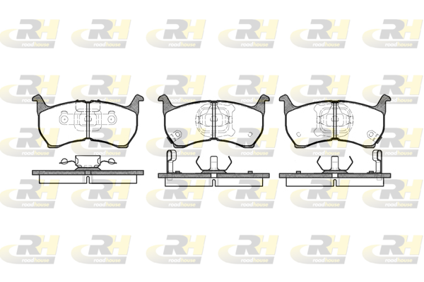 ROAD HOUSE ROA 216402 Fékbetét készlet, tárcsafék