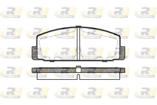 ROAD HOUSE RH 2179.30 Fékbetét készlet, tárcsafék