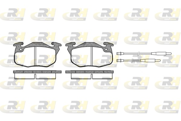 ROAD HOUSE ROA 219234 Fékbetét készlet, tárcsafék