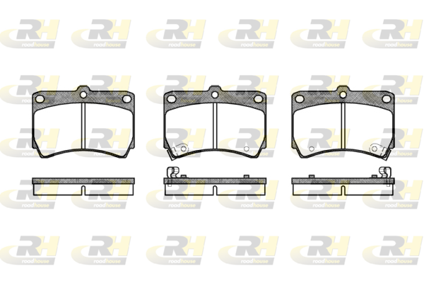 ROAD HOUSE RH 2212.12 Fékbetét készlet, tárcsafék