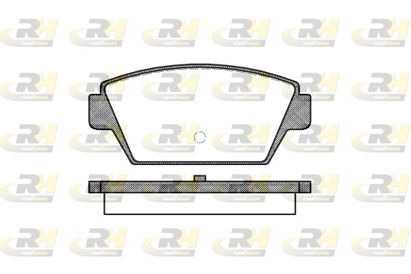 ROAD HOUSE ROA 221500 Fékbetét készlet, tárcsafék