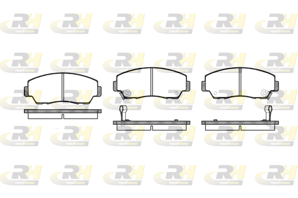 ROAD HOUSE ROA 221802 Fékbetét készlet, tárcsafék