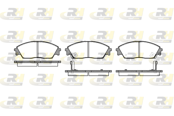ROAD HOUSE RH 2229.02 Fékbetét készlet, tárcsafék