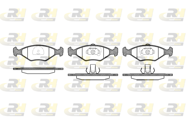 ROAD HOUSE ROA 228140 Fékbetét készlet, tárcsafék