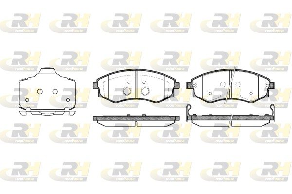 ROAD HOUSE ROA 231803 Fékbetét készlet, tárcsafék
