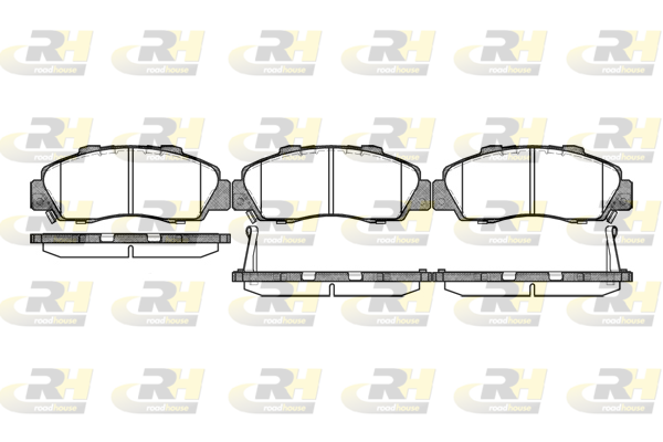 ROAD HOUSE RH 2351.32 Fékbetét készlet, tárcsafék