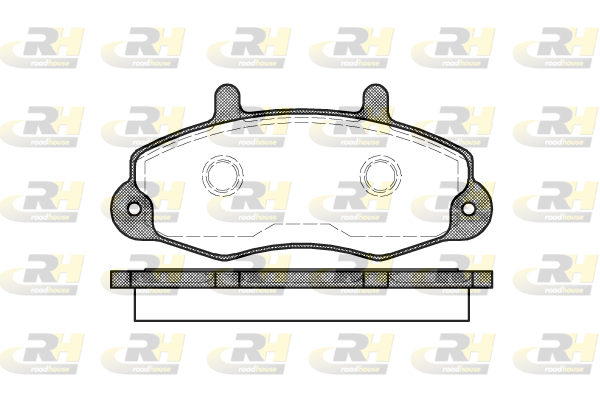 ROAD HOUSE RH 2391.00 Fékbetét készlet, tárcsafék