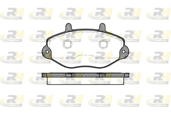 ROAD HOUSE ROA 239200 Fékbetét készlet, tárcsafék