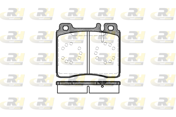 ROAD HOUSE RH 2420.00 Fékbetét készlet, tárcsafék