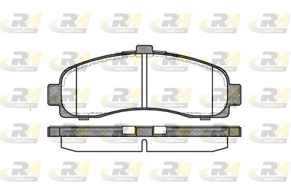 ROAD HOUSE ROA 243110 Fékbetét készlet, tárcsafék